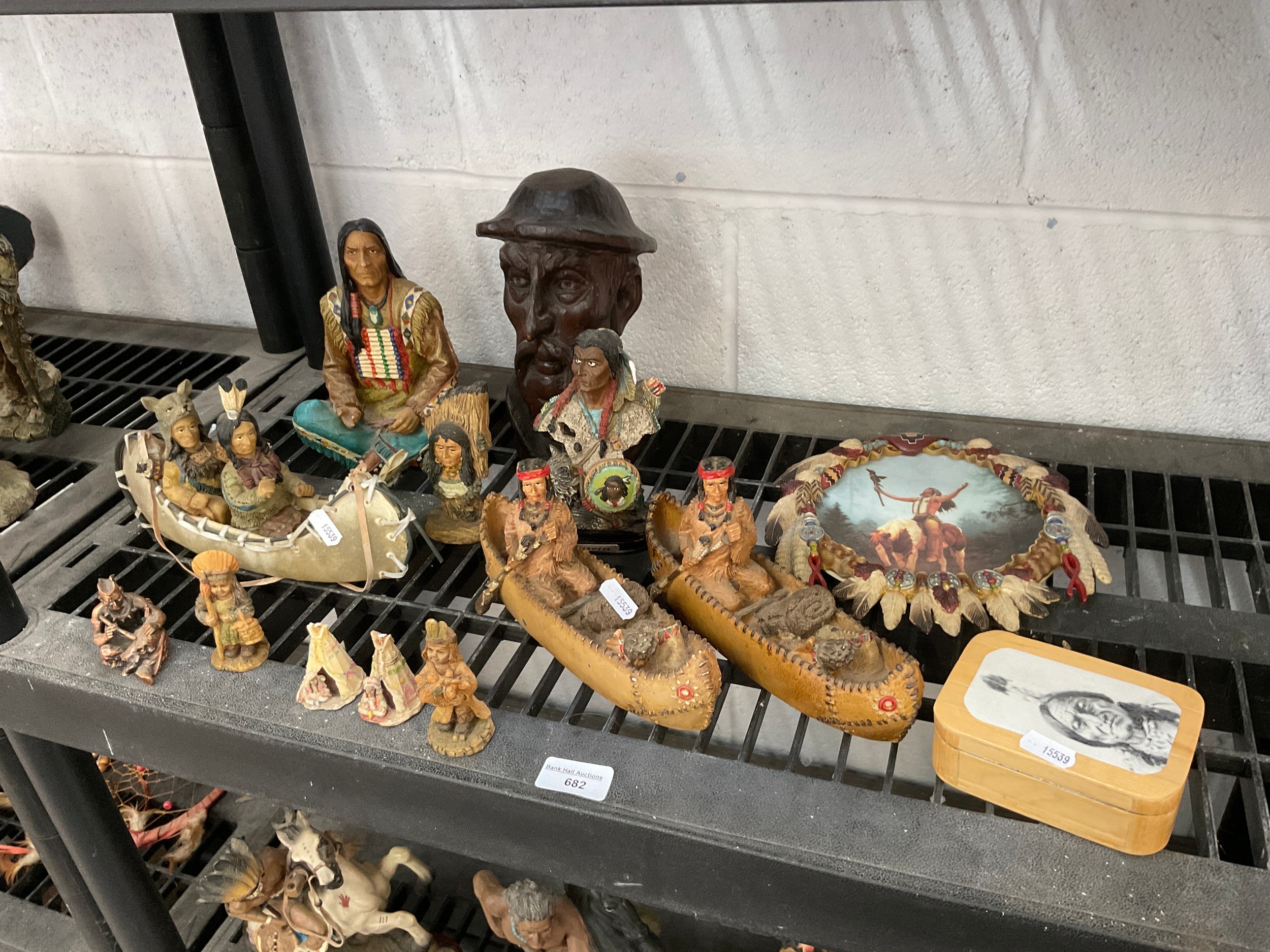 Collection of Native American ornaments