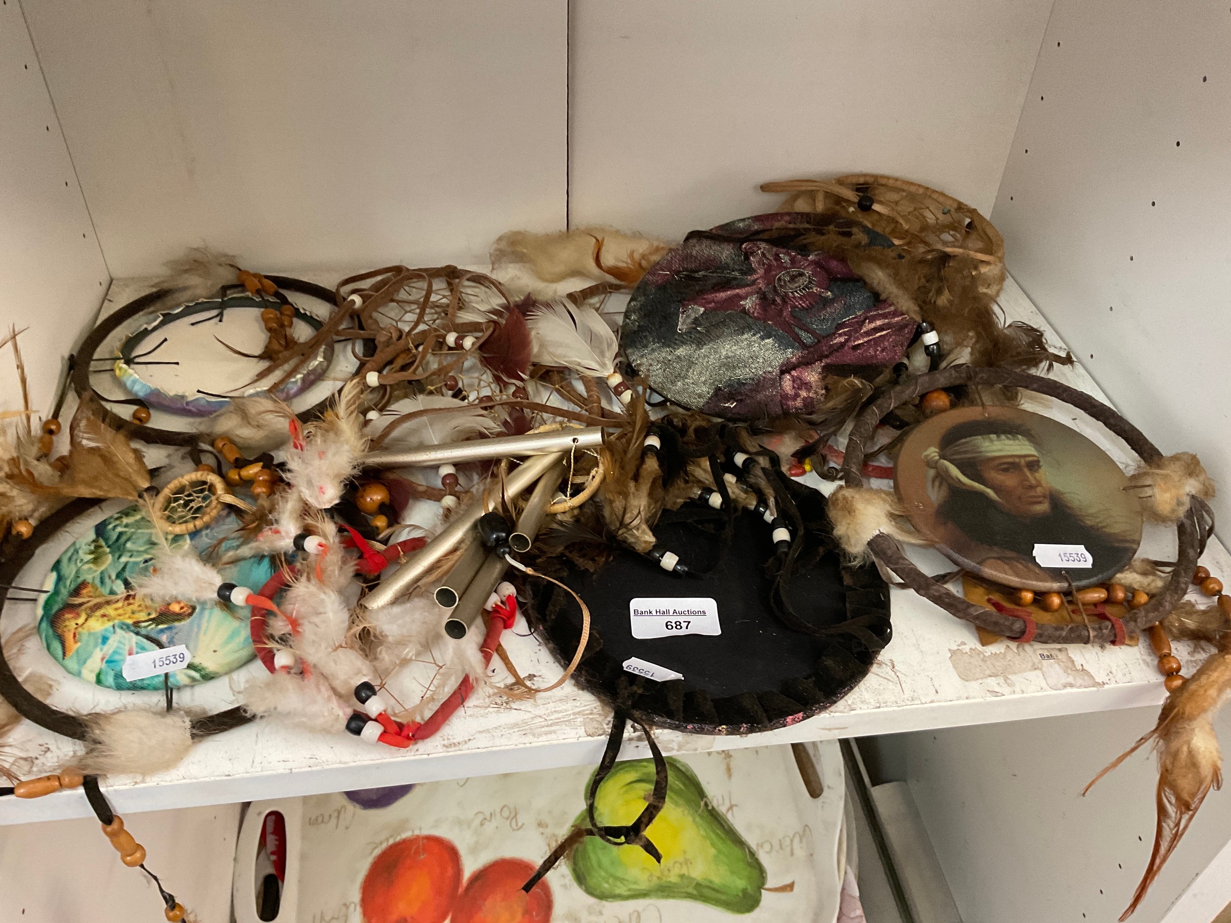 Collection of dream catchers