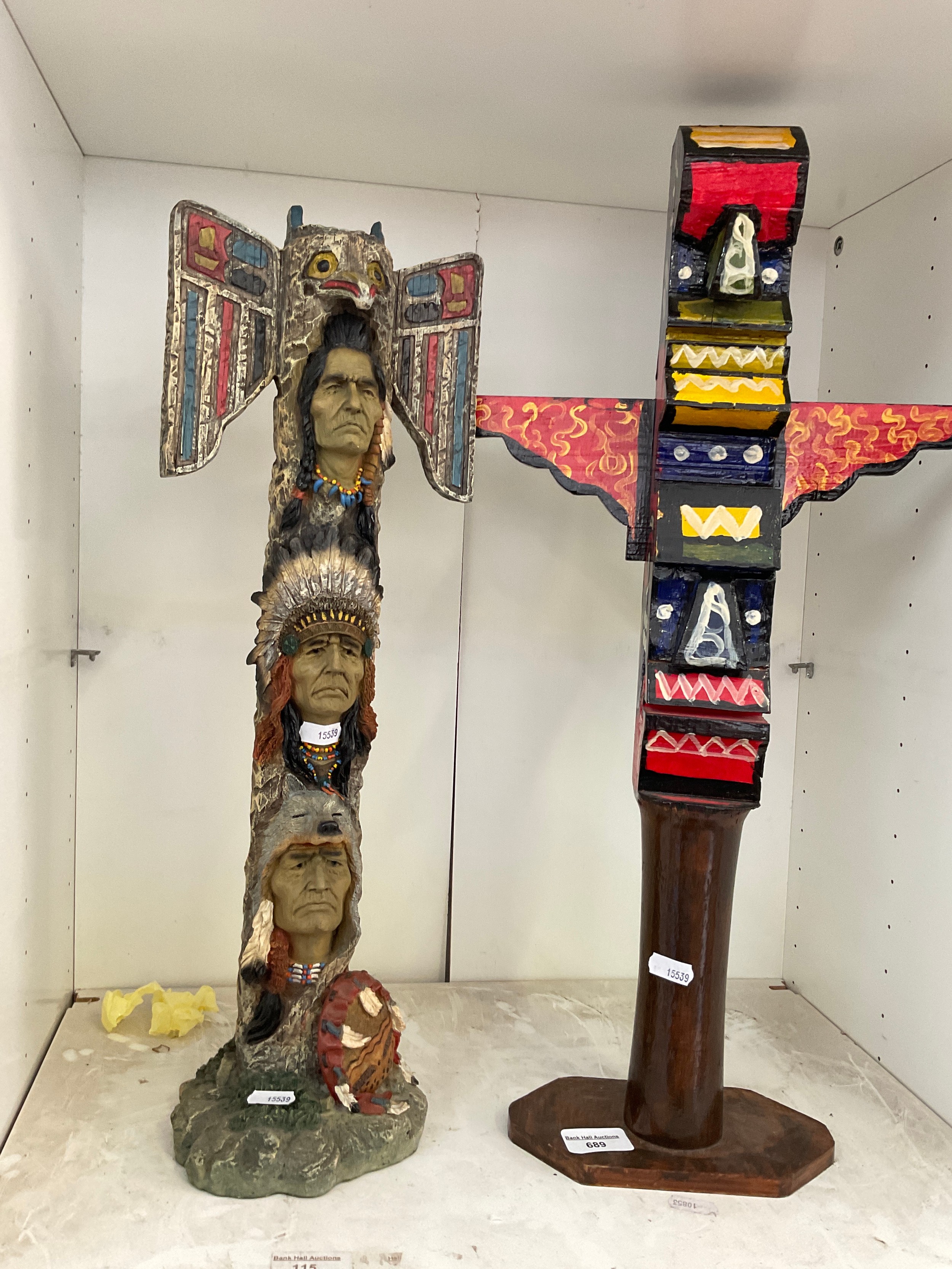 Two Native American Totems