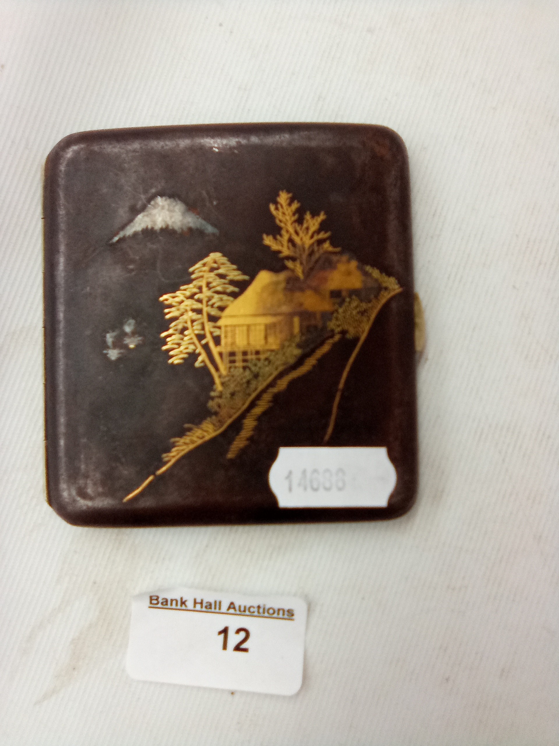 Old Japanese cigarette case