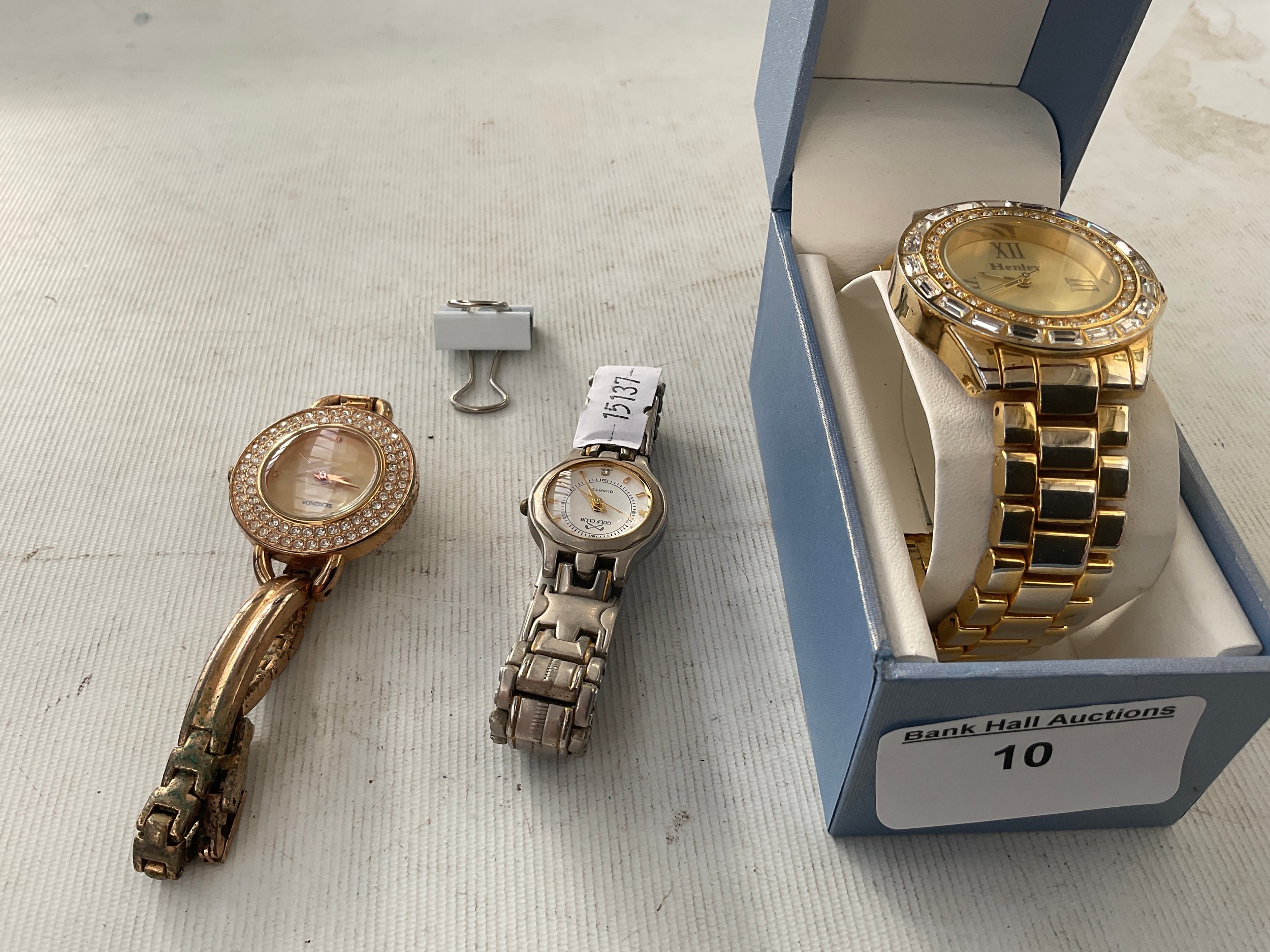 Three assorted watches