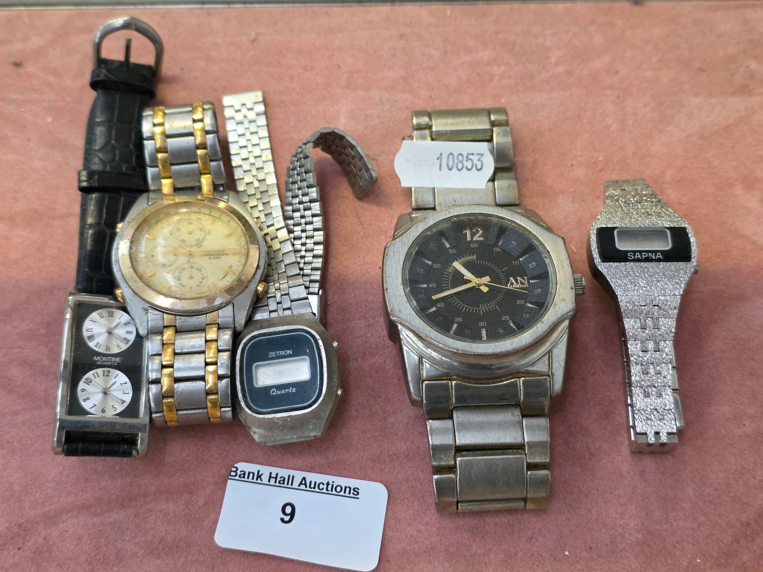 Fove various wristwatches (5)