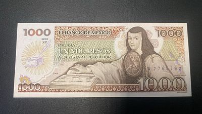 Mexico 1000 pesos 1985 P-86 UNC. nova unc