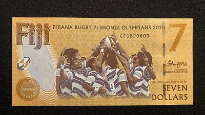 Fiji 7 Dollars 2022 P-122 UNC Commemorative. NOVA