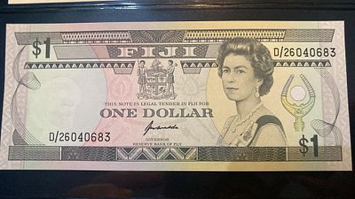 Fiji 1 dollar 1993 P-89 UNC. NOVA