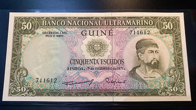 Portuguese Guinea 50 Escudos 1971 P-44 UNC. NOVA