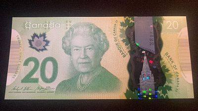 Canada 20 Dollars 2012 P-108 UNC. NOVA. Polymer.