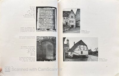 Judische Gotteshauser und Friedhofe in Wurttemberg. 1932. German. Special edition of the 