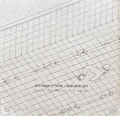 הלוליין והשחיינית - רונן סימן טוב. קטלוג תערוכה בעברית ובאנגלית. 2000. ציורים צבעוניים. הלוליין 