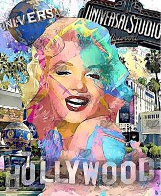 DE LEO RAFFAELE taranto (taranto) 1970 MARILYN HOLLYWOOD 2020 FINE ART -... - DE LEO RAFFAELE 