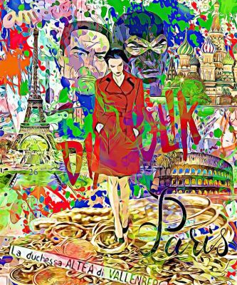 DE LEO RAFFAELE taranto (taranto) 1970 Altea 2021 Stampa su carta cotone pop... - DE LEO RAFFAELE 