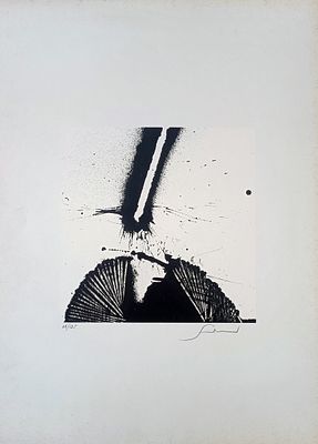 SCANAVINO EMILIO Genova (Ge) 1922 Tramatura 1970 Serigrafia su carta es.... - SCANAVINO EMILIO 