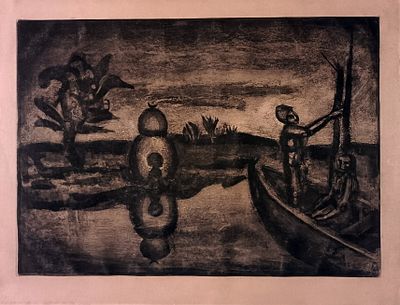 ROUAULT GEORGES Parigi (Francia) 1871 Nel paese della sete e della paura 1923... - ROUAULT GEORGES 