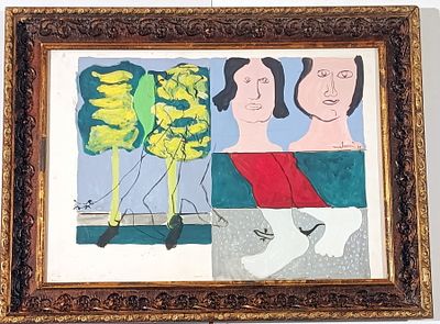 MELONI GINO Varese (Va) 1905 Senza titolo 1976 Mista su carta 50,00x70,00... - MELONI GINO Varese 