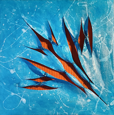 CALOGERO SALEMI - Squarci di arancio. SALEMI CALOGERORacalmuto (AG) (Monza) 1966Squarci di arancio 