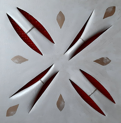 CALOGERO SALEMI - Squarci di rosso. SALEMI CALOGERORacalmuto (AG) (Monza) 1966Squarci di 