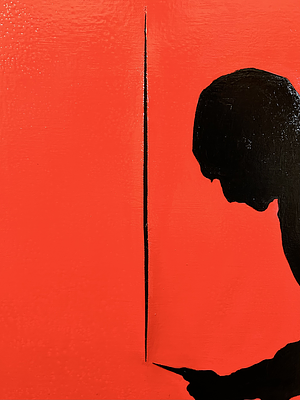 TOT&Ograve; - Omaggio a Lucio Fontana. TOT&Ograve; Latina (Latina) 1979Omaggio a Lucio Fontana2023Smalto su 