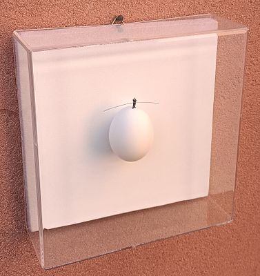 RICCARDO GUSMAROLI - Uovomondo. GUSMAROLI RICCARDO verona (Ve) 1963Uovomondo2009Mista su uovo in 