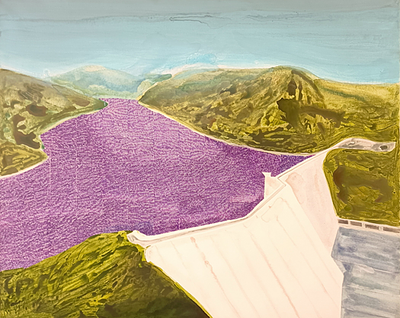 LAURA PUGNO - Kwh. PUGNO LAURATrivero (To) 1975Kwh2007Acrilico su tela e collage su tela90,00x110 