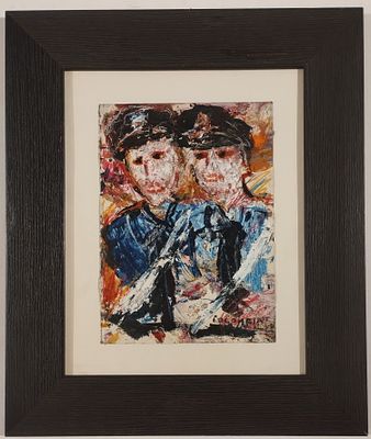 MAURILIO COLOMBINI - Senza Titolo. COLOMBINI MAURILIOPiombino (Li) 1937Senza TitoloOlio su carta30 