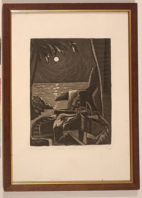 TOGO - Notturno meditterraneo. TOGOMilano (Mi) 1937Notturno meditterraneoIncisione acquatinta 