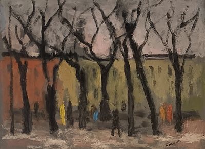 GIAN RODOLFO D'ACCARDI - Senza titolo. D'ACCARDI GIAN RODOLFOPalermo (Pa) 1906Senza titolo Olio su 