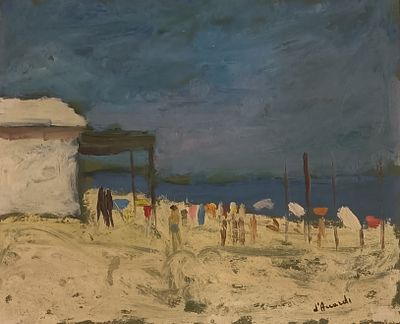 GIAN RODOLFO D'ACCARDI - Senza titolo. D'ACCARDI GIAN RODOLFOPalermo (Pa) 1906Senza titolo 1970Olio 