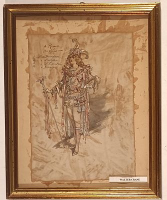 CRANE WALTER Liverpool (Inghilterra) 1845 Romeos Acquarello su carta... - CRANE WALTER Liverpool 