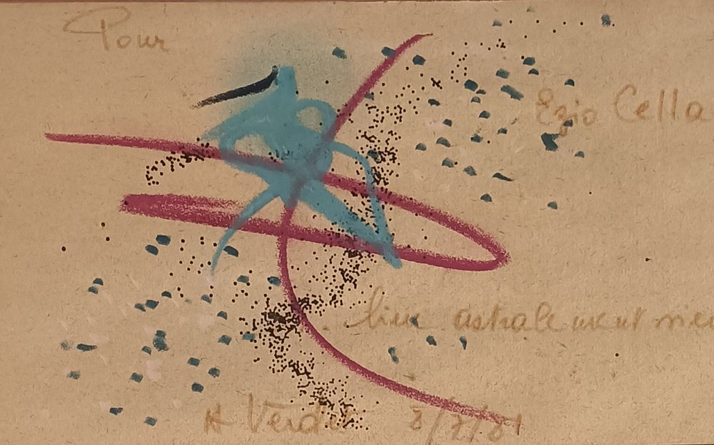 VERDET ANDR&Egrave; Nizza (Francia) 1913 Senza titolo 1981 Mista su carta... - VERDET ANDR&Egrave; 