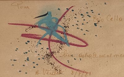 VERDET ANDR&Egrave; Nizza (Francia) 1913 Senza titolo 1981 Mista su carta... - VERDET ANDR&Egrave; Nizza 