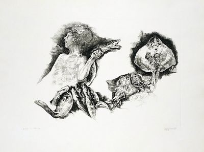 VESPIGNANI RENZO Roma (Roma) 1924 Senza titolo 1979 Incisione su carta p.a.... - VESPIGNANI RENZO 