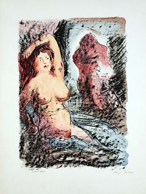 SASSU ALIGI Milano (MI) 1912 Senza titolo Litografia su carta es. prova... - SASSU ALIGI Milano 