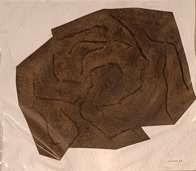 CAMPUS GIOVANNI Olbia (Ot) 1929 Forma 1987 Acrilico e pimenti su carta... - CAMPUS GIOVANNI Olbia 