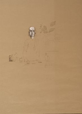 SOMAR&Egrave; GIUDO Milano (Mi) 1923 Senza titolo 1976 Mista su carta 70,00x50,00... - SOMAR&Egrave; 