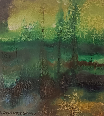 CONVERSANO ROMANO Rovigno in istria (Croazia) 1920 Senza titolo Mista su... - CONVERSANO ROMANO 