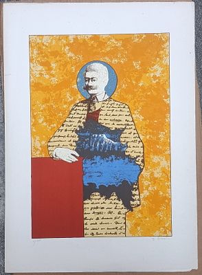 BIASI GUIDO Napoli (Na) 1933 Senza Titolo 1970 Litografia a colori es. 1/100... - BIASI GUIDO 
