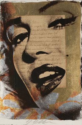 GRITTINI GIULIANO Corbetta (Milano) 1951 Marylin Monotipo su carta riportato... - GRITTINI 
