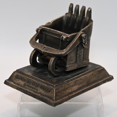 American Manganese Steel Co - AMSCO - Missabe Dipper Dragline Advertising Paperweight. AMSCO 