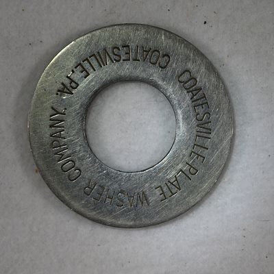 Coatesville Plate Washer Company Advertising Paperweight. The Coatesville Plate Washer Company - 