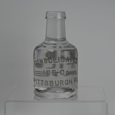 Consolidated Ice Co Pittsburgh Advertising Paperweight. While likely a paperweight, it may also 