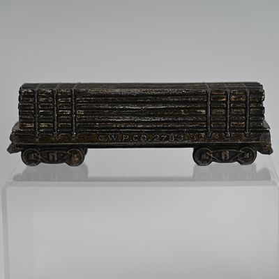 Crown Willamette Paper Co Advertising Paperweight. Crown Willamette Paper Co Railroad Log Car 