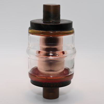Dolinko & Wilkens Inc. Glass Capacitor VC25-20. A glass vacuum capacitor or salesman sample 