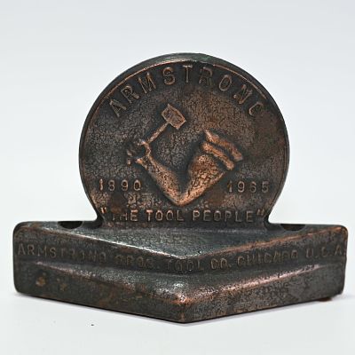 Armstrong The Tool People 75th Anniversary Advertising Paperweight. 1890 - 1965 75 Years of 