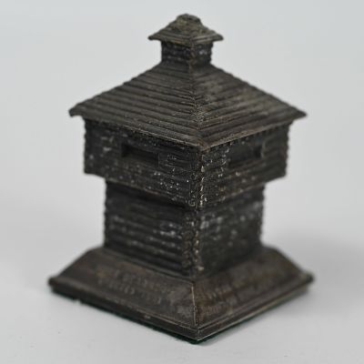 Fort Dearborn Lumber Company Chicago Building Paperweight. A replica of Fort Dearborn. On the 
