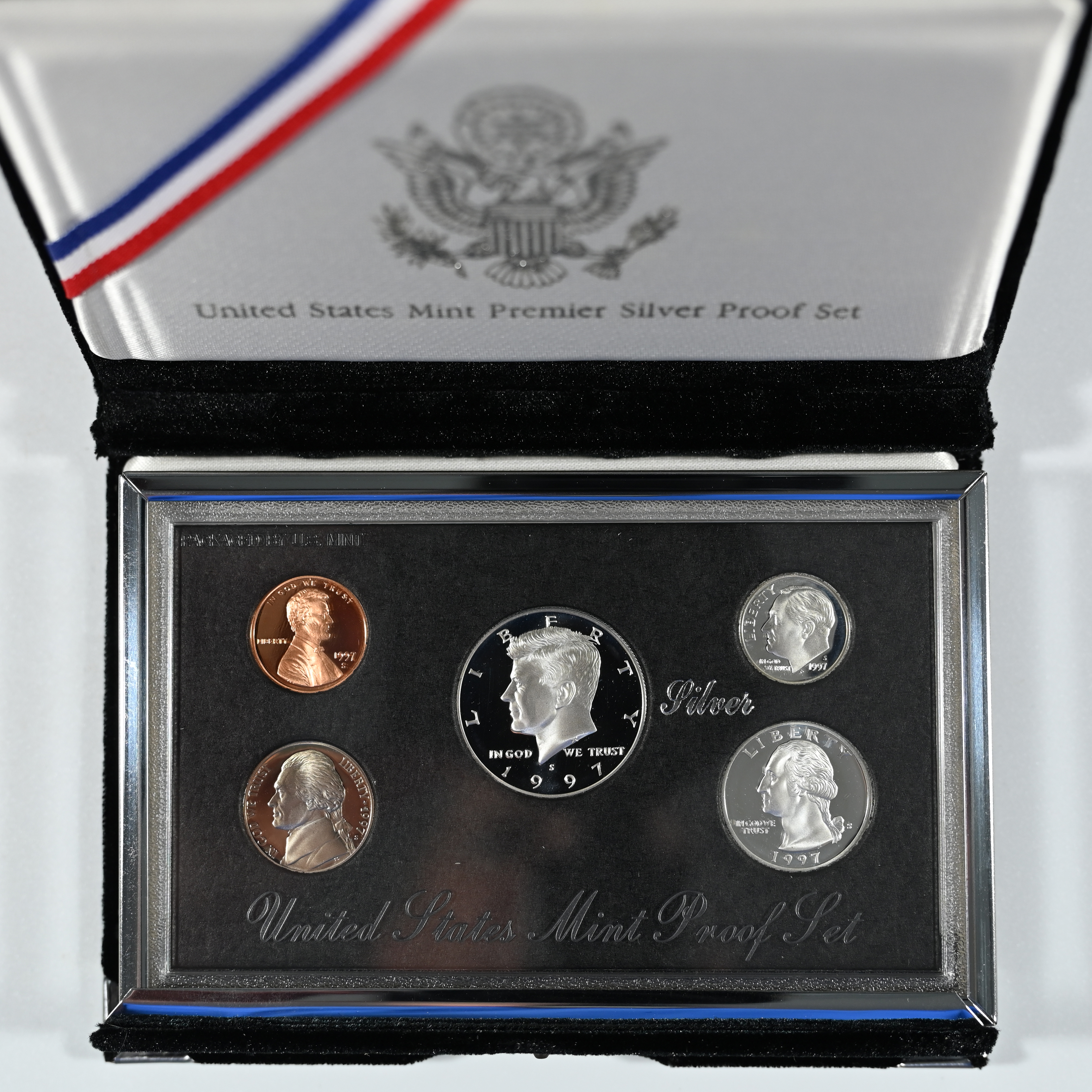 US Mint Premier Silver Proof Set 1997