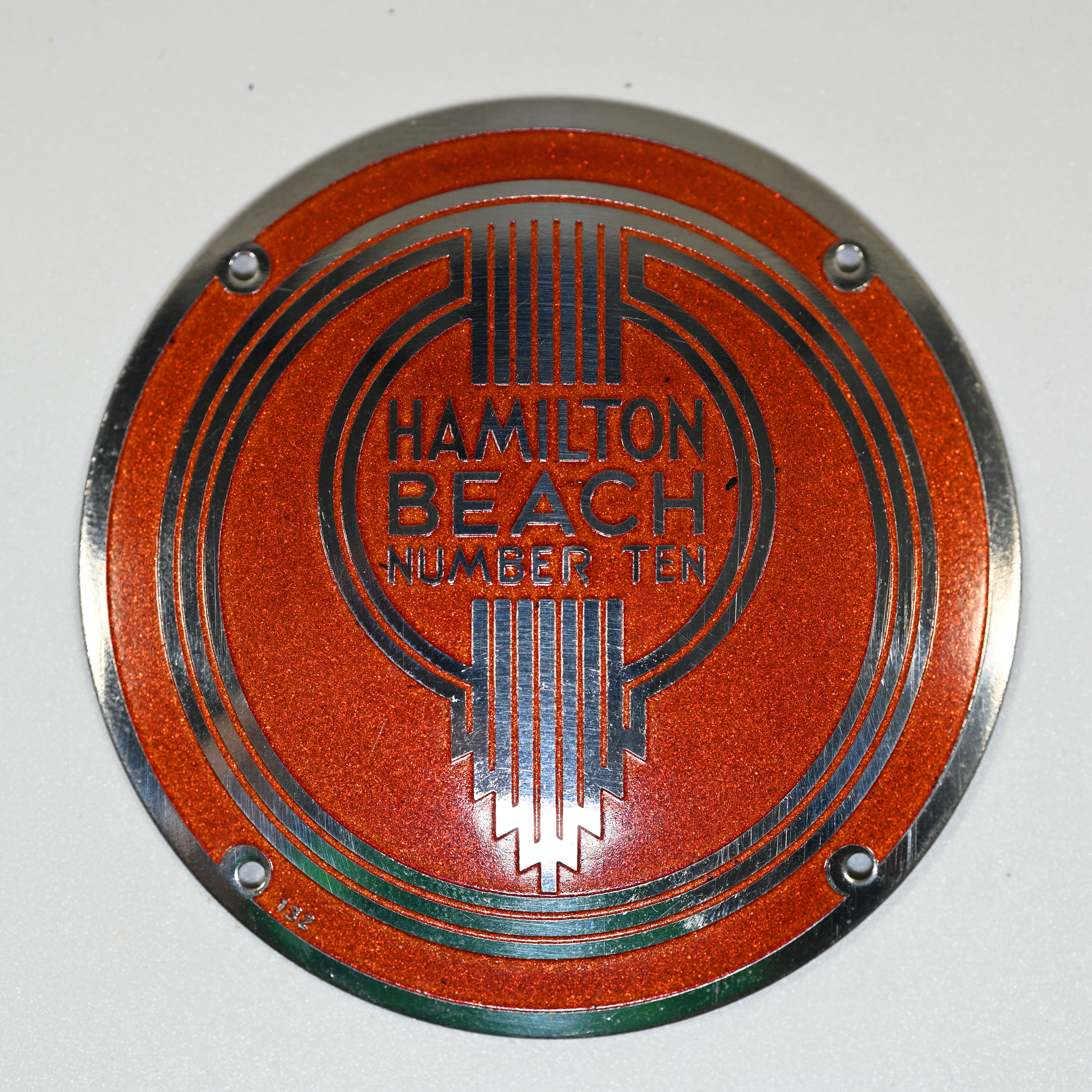 Hamilton Beach Number Ten Machine Plate