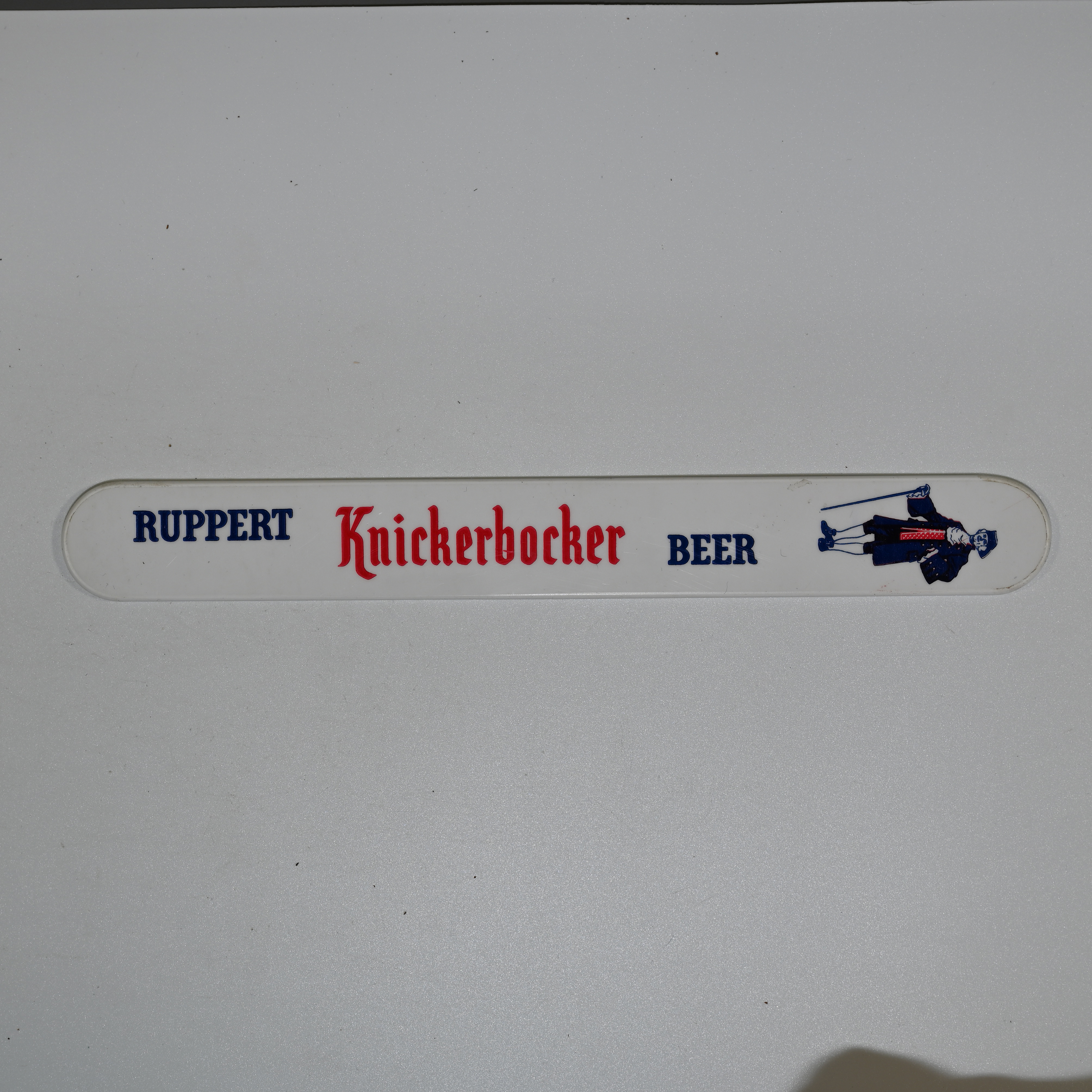 Ruppert Knickerbocker Beer Plastic Foam Scraper