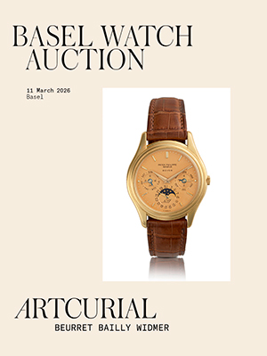 Artcurial Beurret Bailly Widmer | Auction 3 | Basel Watch Auction