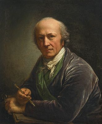 Anton Graff 1736–1813 Self-portrait, 1808 Oil on canvas on wood signed, inscribed and dated 