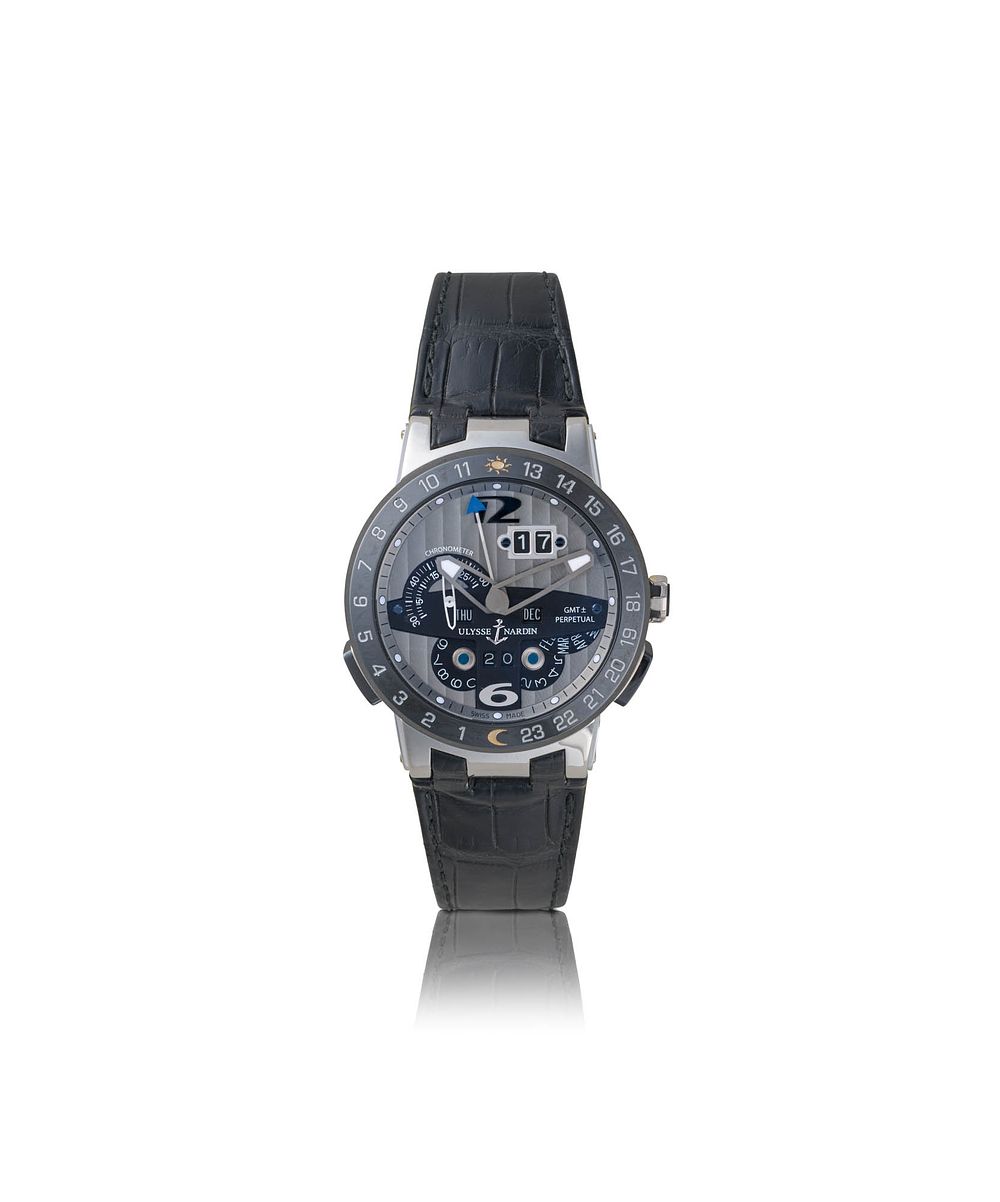 Ulysse Nardin
“El Toro”, Ref. 329-00, No. 402
Limited edition to 500 pieces
Circa 2013
A 